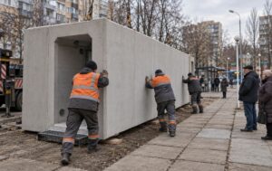 В Киеве начнут устанавливать мобильные укрытия: в КГВА объяснили, где и когда они появятся