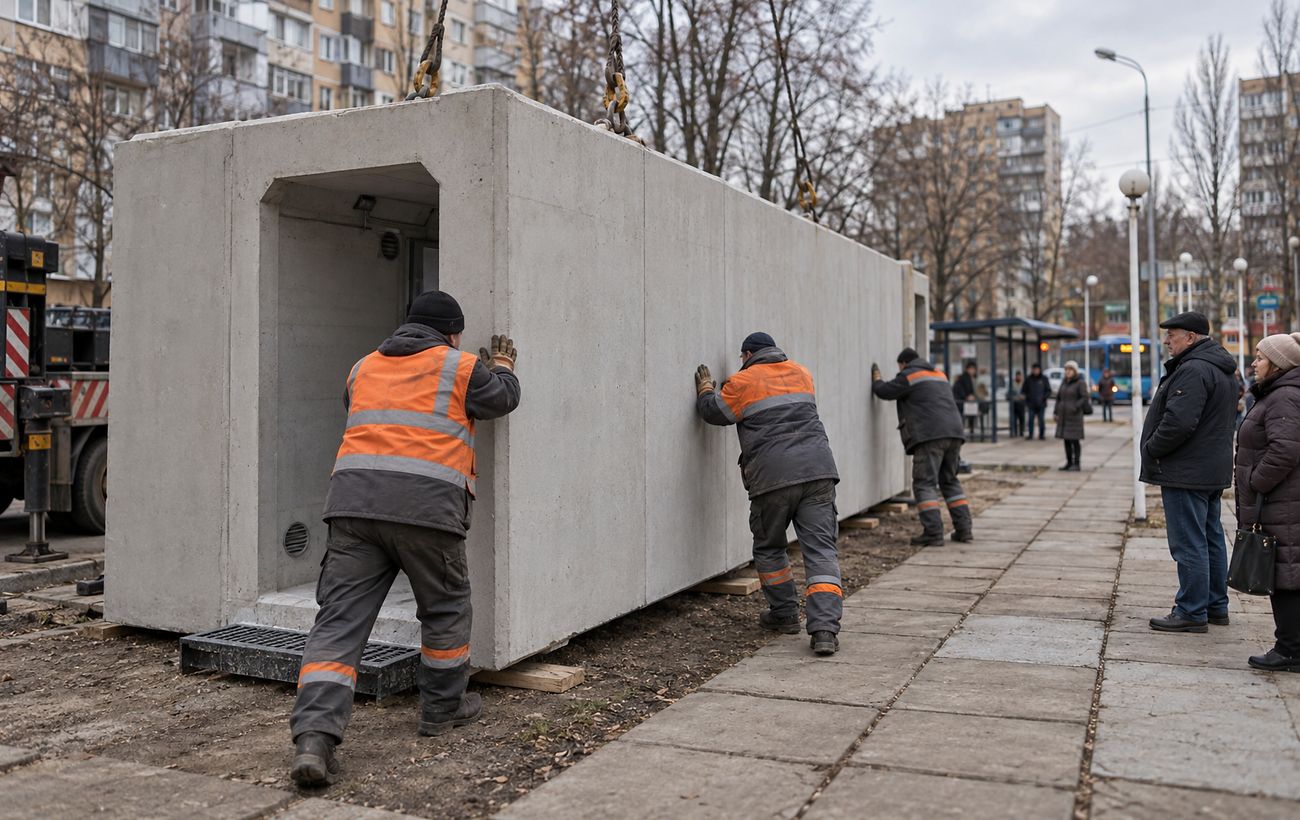 В Киеве начнут устанавливать мобильные укрытия: в КГВА объяснили, где и когда они появятся