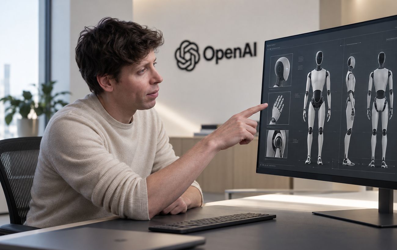 OpenAI строит собственного гуманоида: Сэм Альтман назвал время релиза